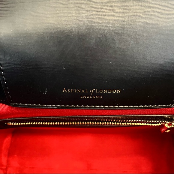 Updated Photos - Aspinal of London Mini Madison Tote - Black - Picture 10 of 14
